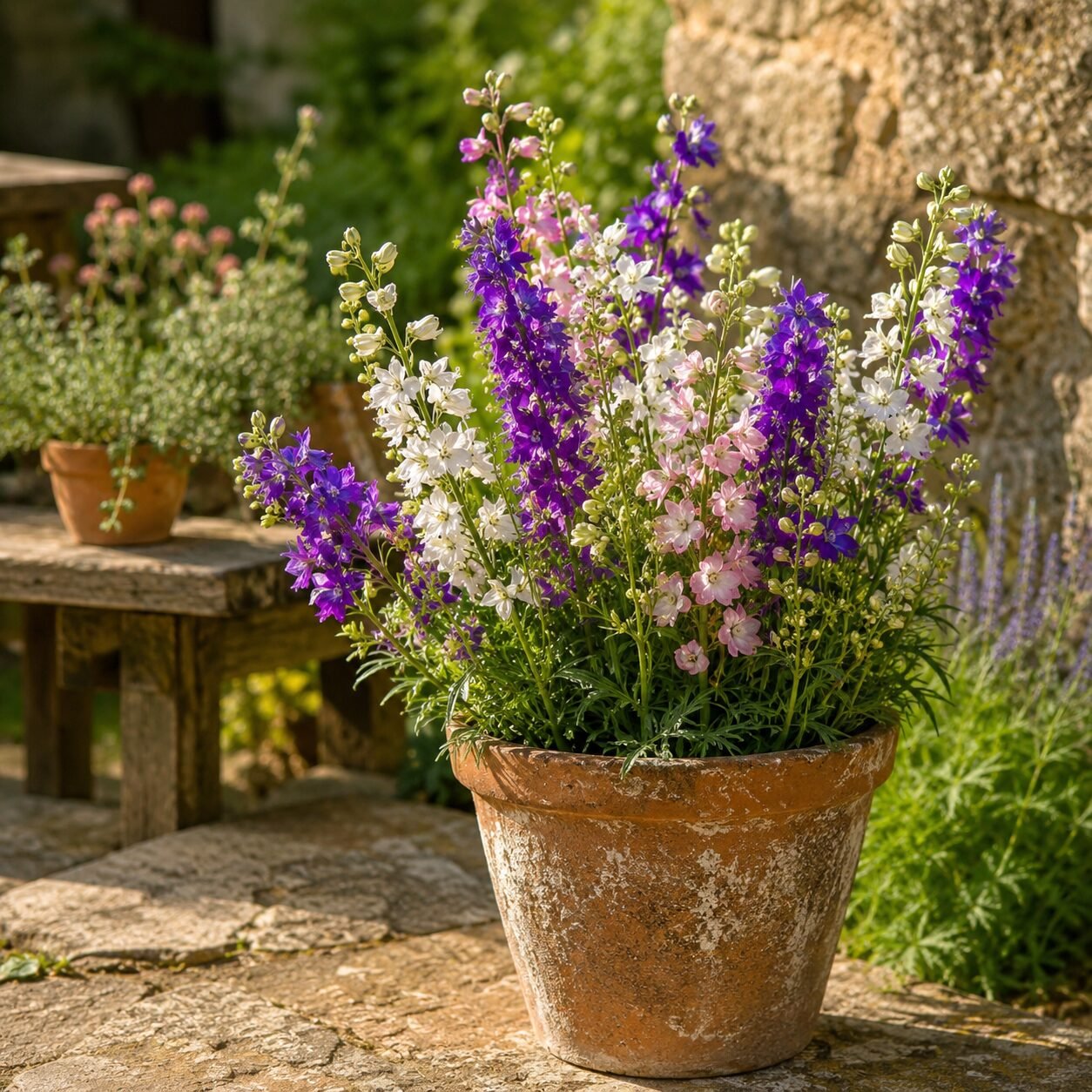 Larkspur Delphinium Consolida Imperial Mixed Seeds - Image 2