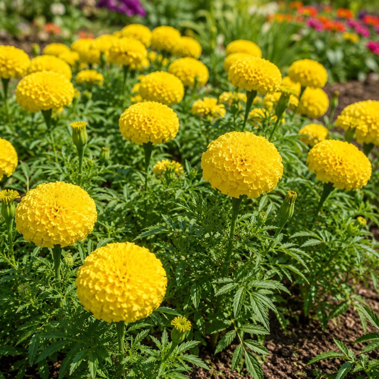 Marigold - African Yellow Flower Seeds - Image 3