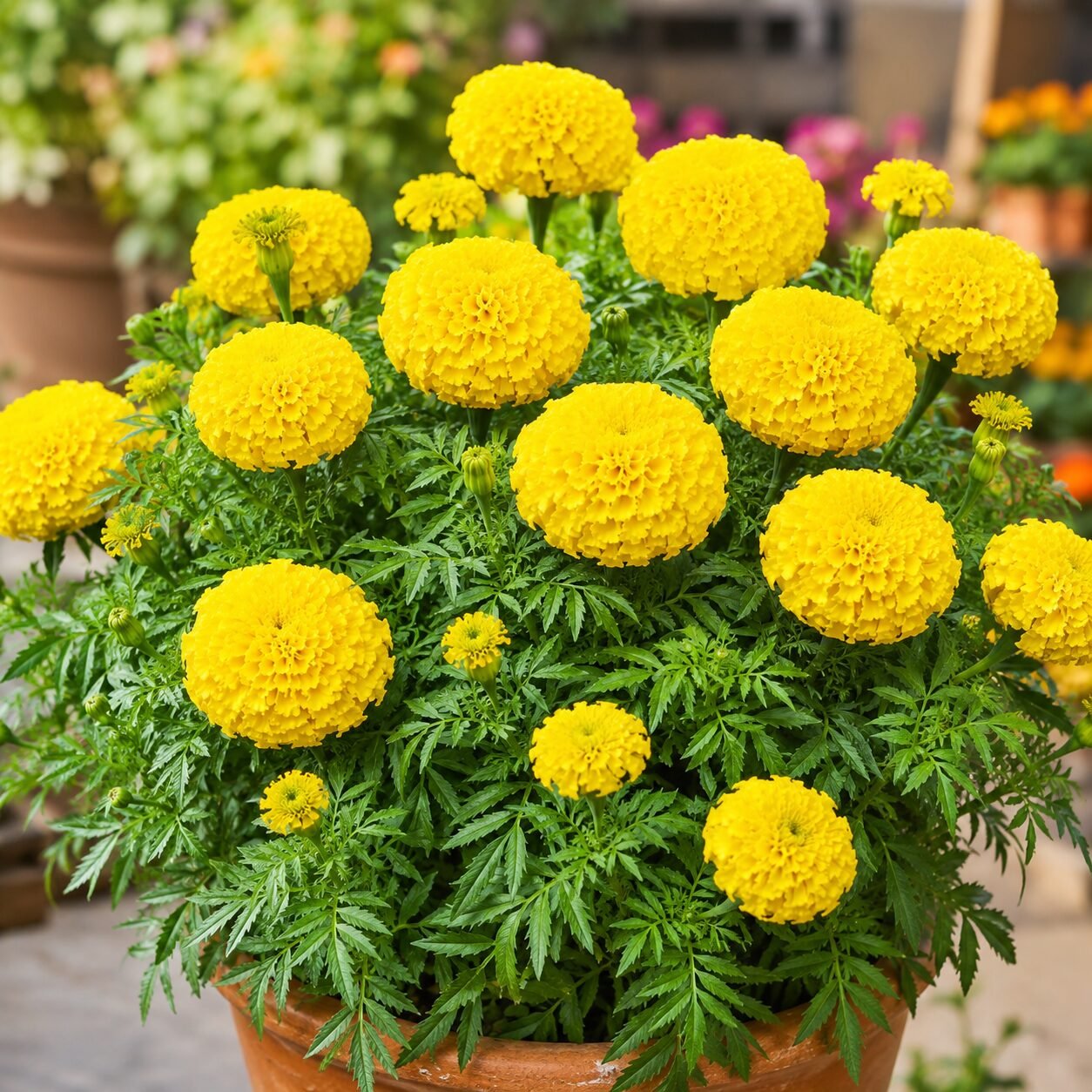 Marigold - African Yellow Flower Seeds - Image 2