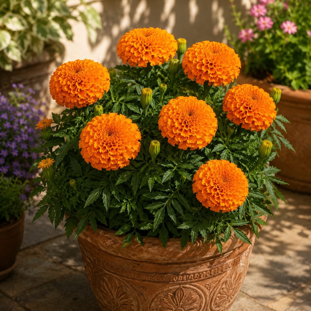 Marigold - Gt. Double Gold Flower Seeds - Image 3