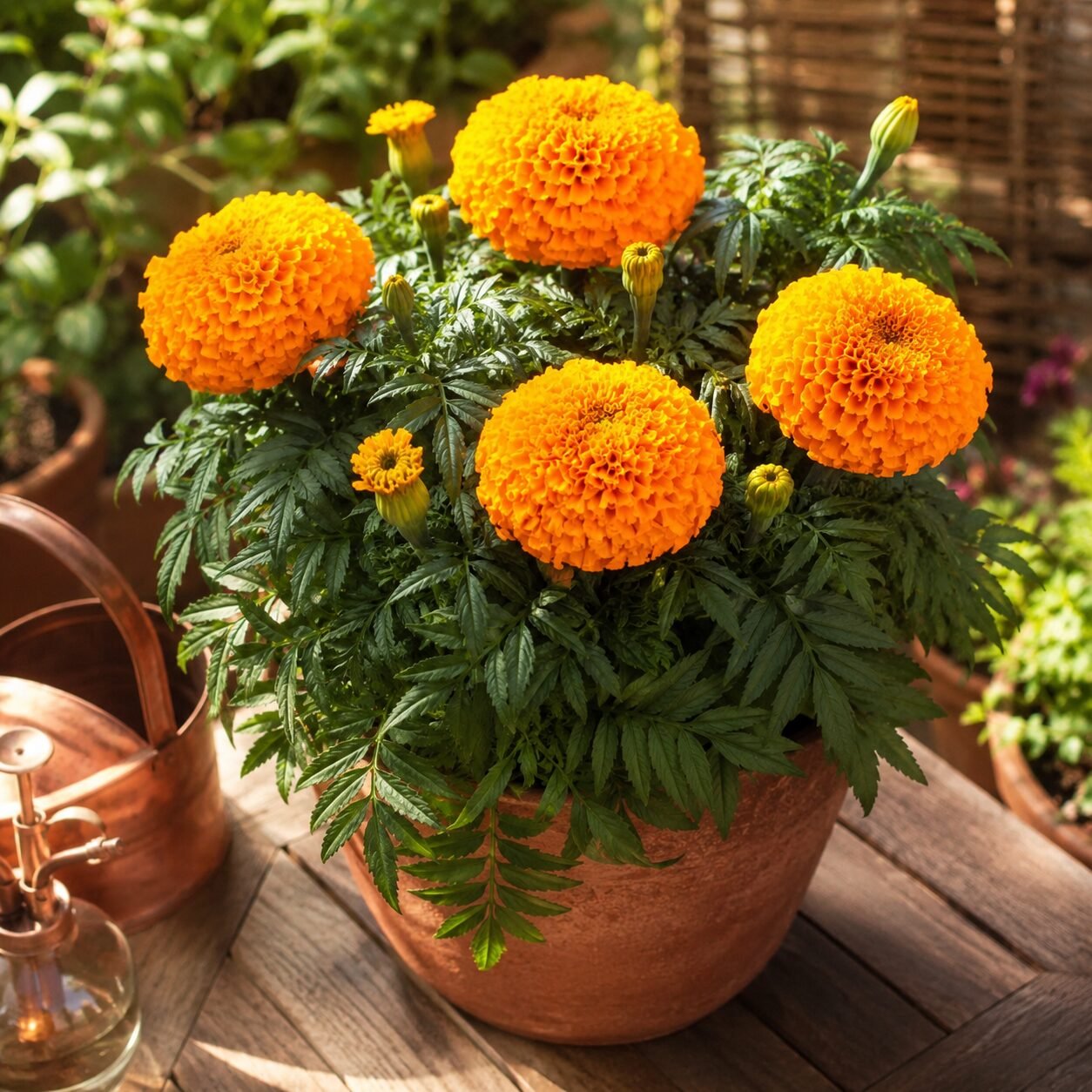 Marigold - Gt. Double Gold Flower Seeds - Image 2
