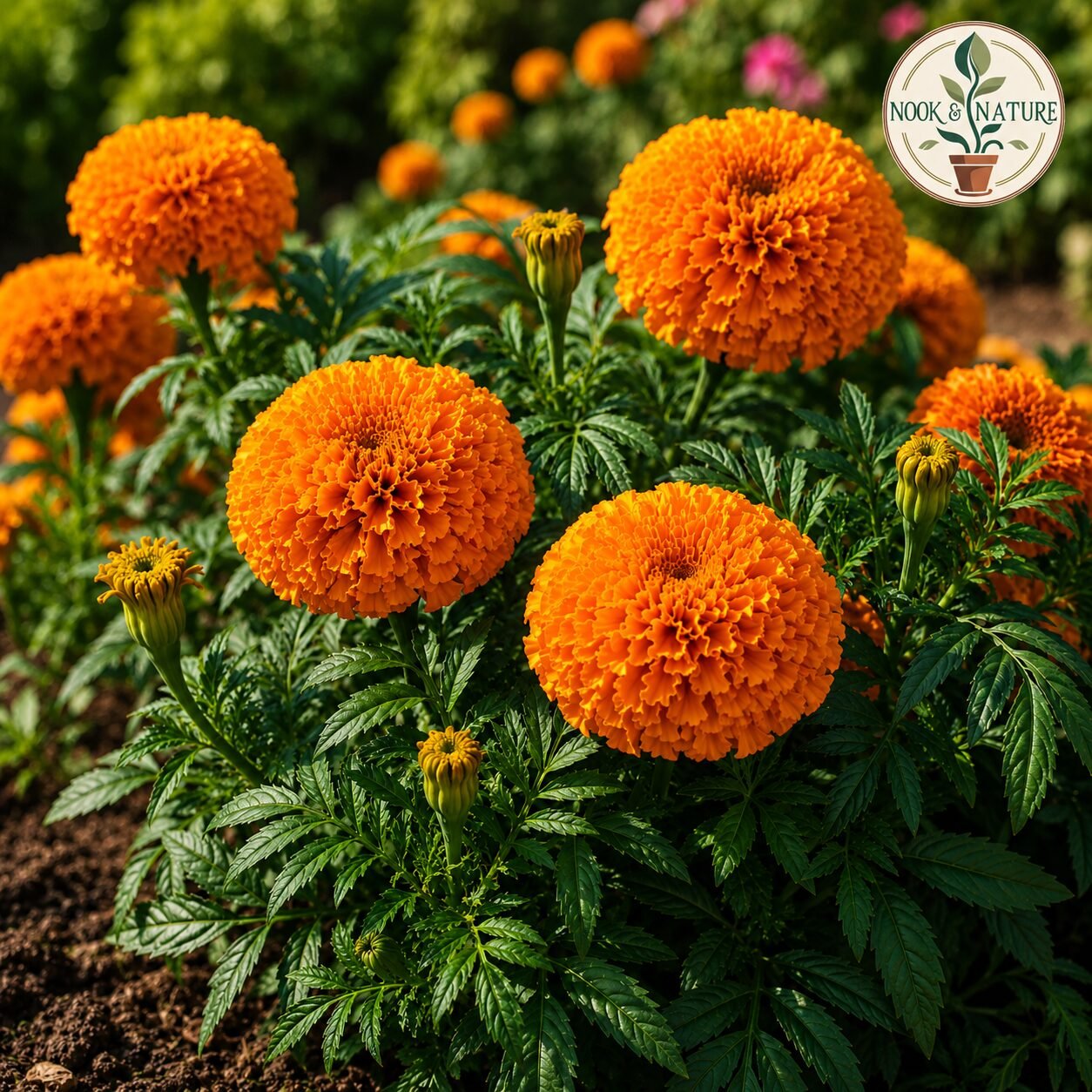 Marigold - Gt. Double Gold Flower Seeds