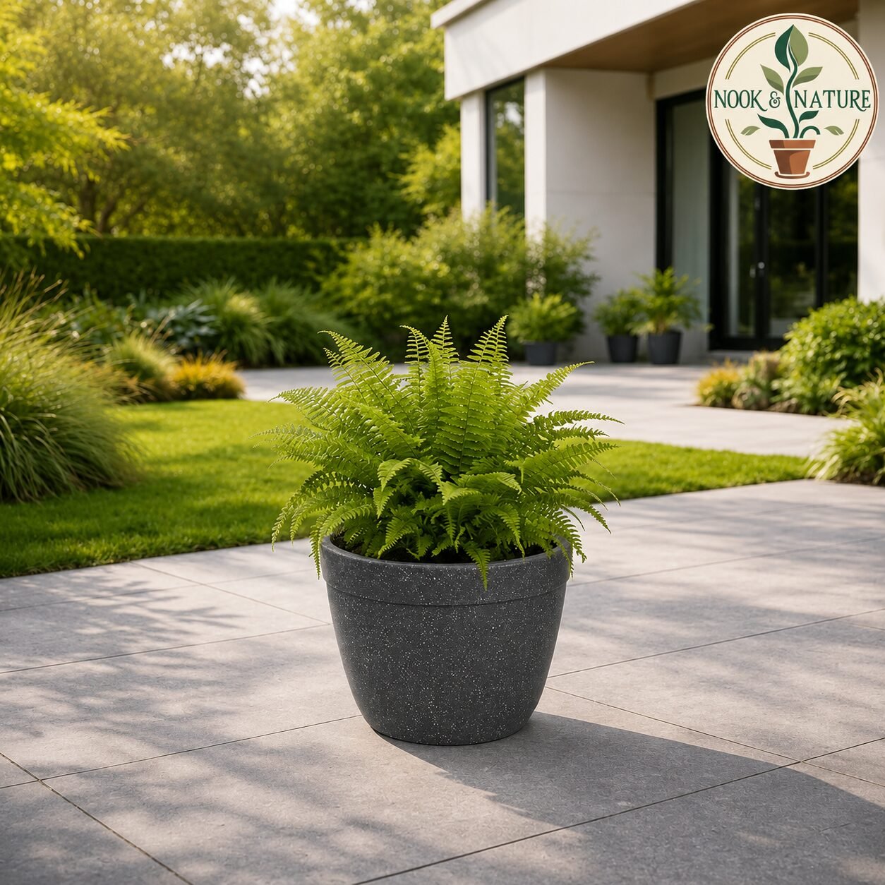 ROTO Candy 9/11/13" Morden Round Planter Pot