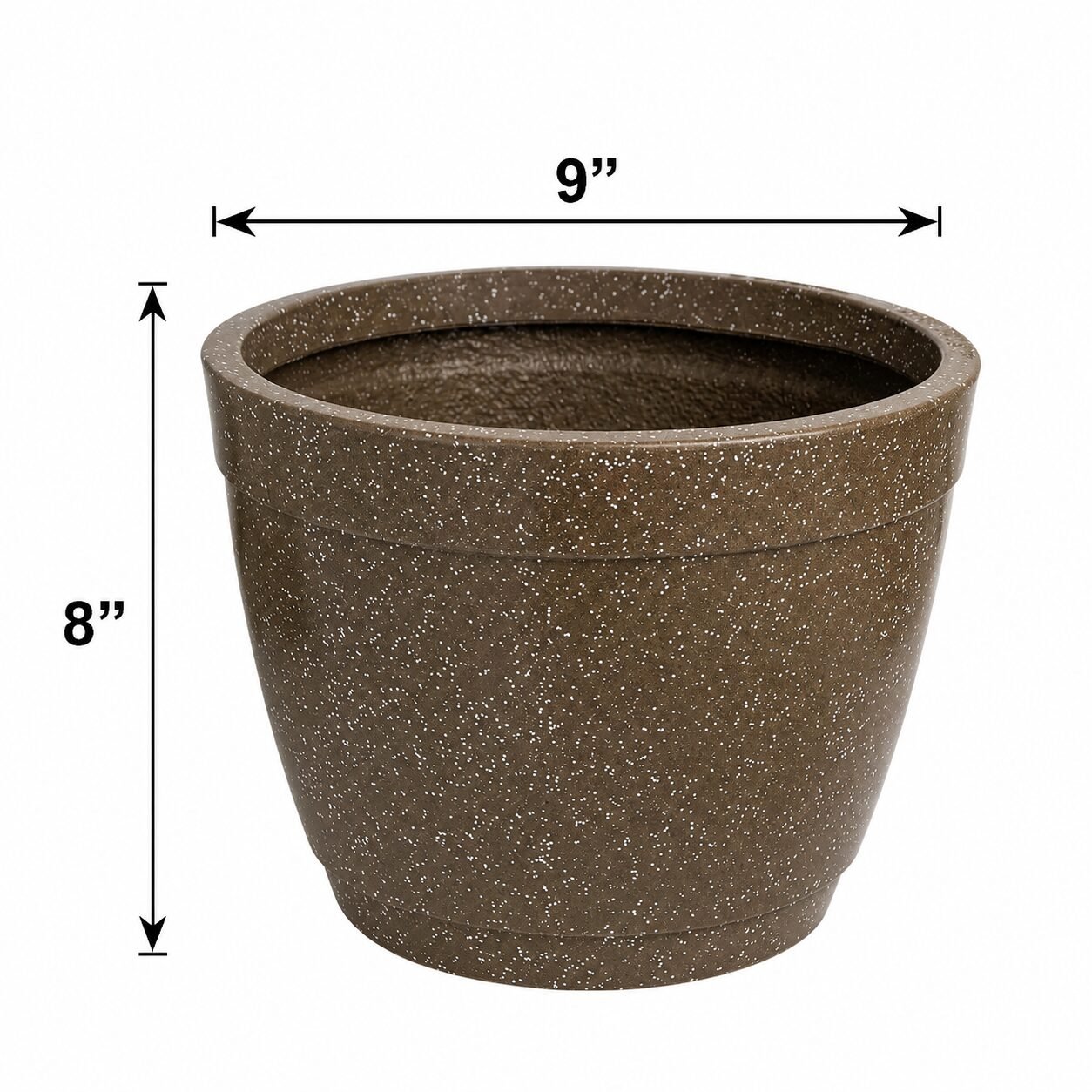 ROTO Candy 9/11/13" Morden Round Planter Pot - Image 9