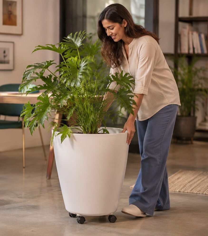 Valencia Planter with Wheels