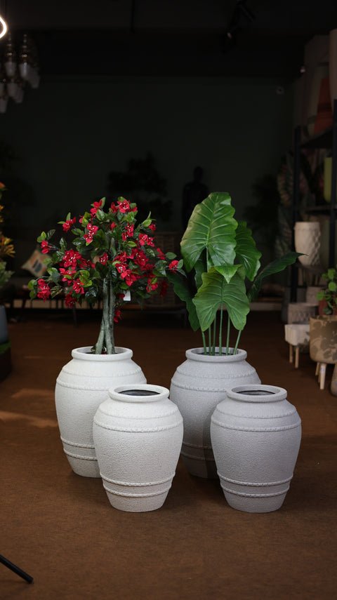 Premium Saga Fiberglass Planter – Rustic - Image 3