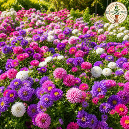 Aster Mixed Flower Seeds - Nook & Nature