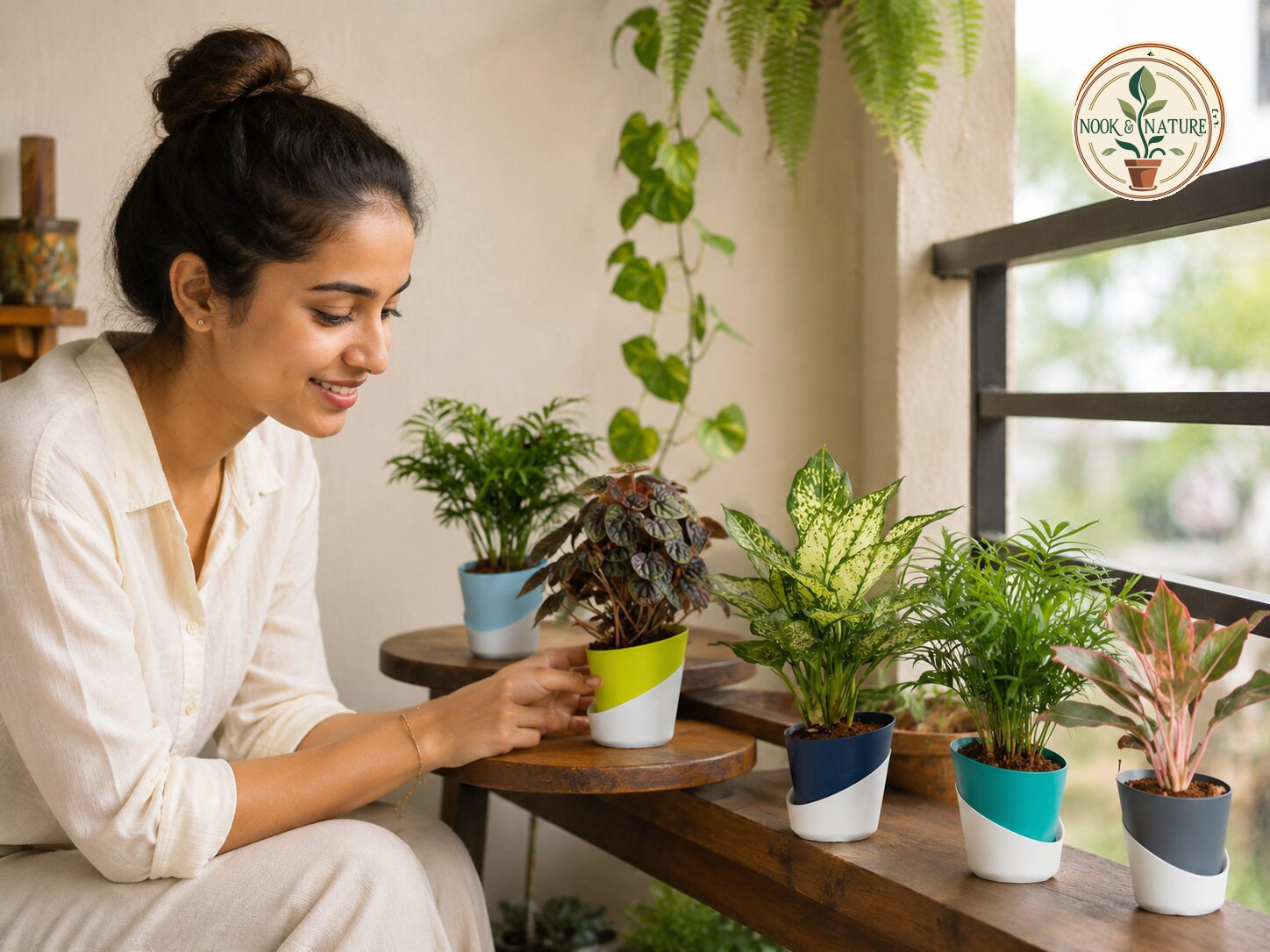 Atlantis Self-Watering Planter - Nook & Nature