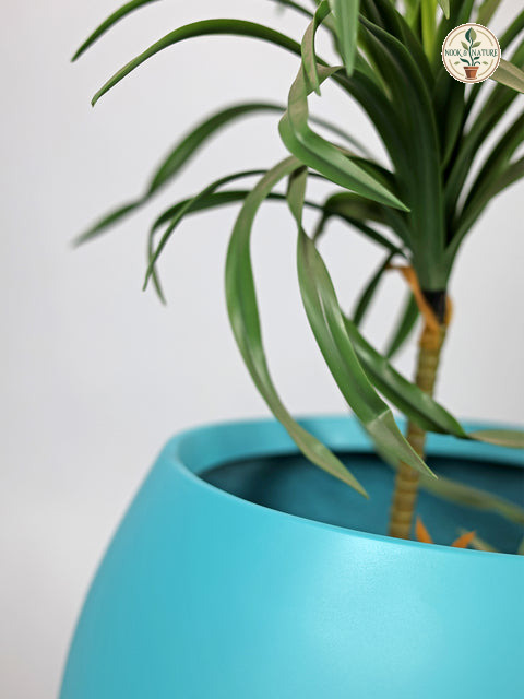 Ball Fiberglass Planters – Mint Turquoise - Nook & Nature