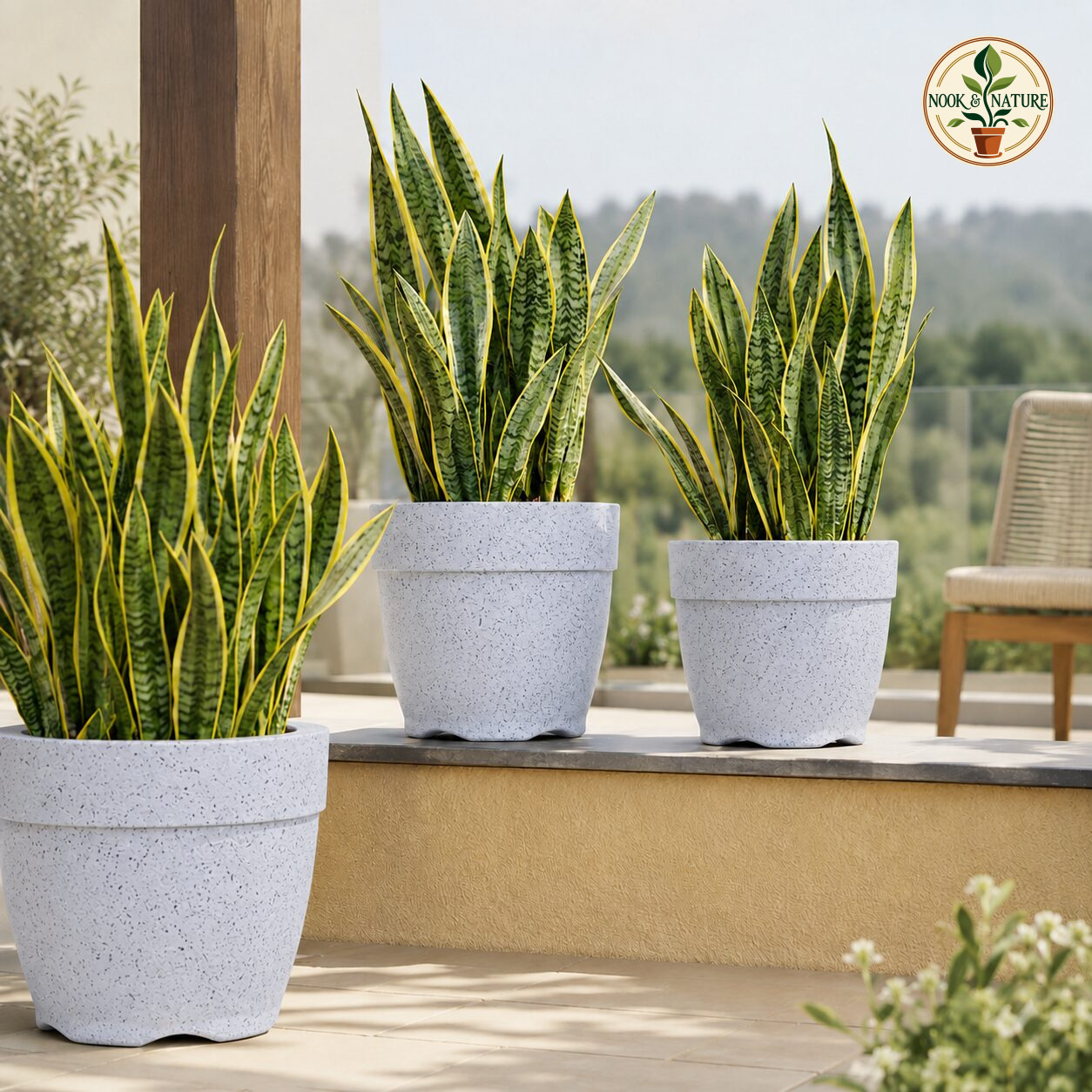 Barca Round Planter - Nook & Nature