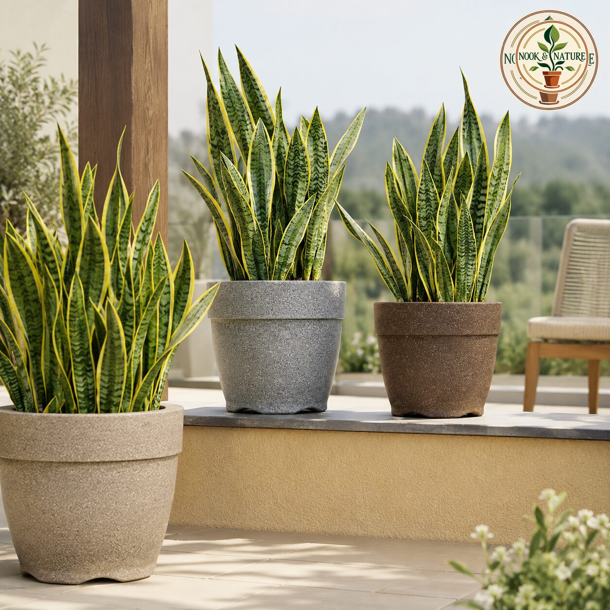 Barca Round Planter