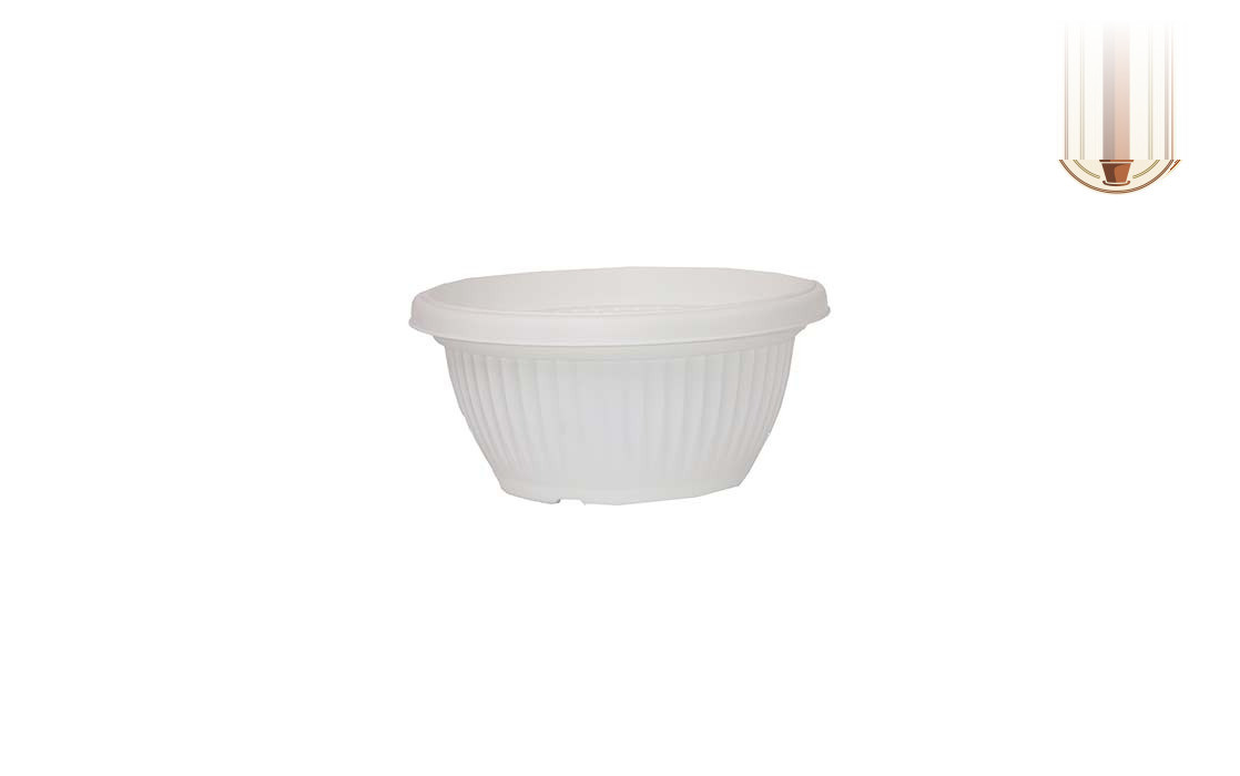 Bello Bowl Planter Bello Bowl 40 White - Nook & Nature