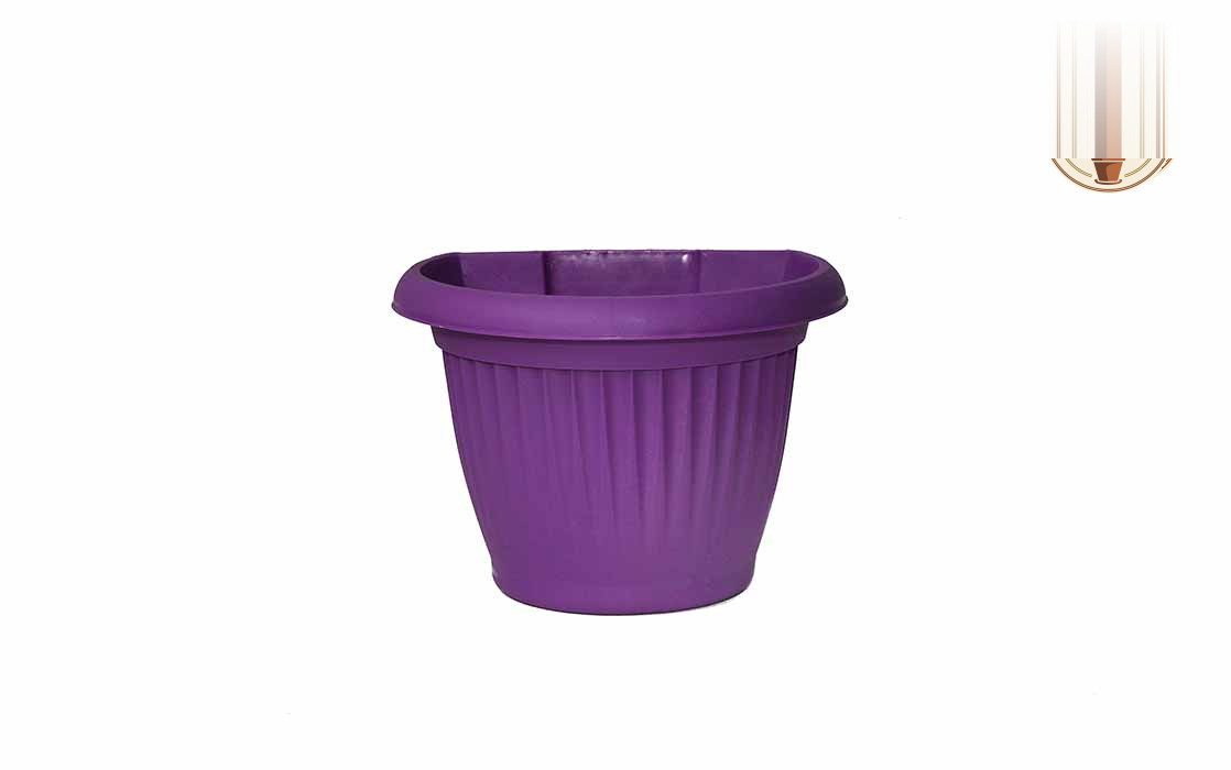 Bello Wall Planter Purple With Clip - Nook & Nature