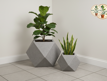 Big Diamond Fiberglass Planter S - Nook & Nature