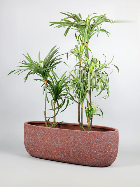 Boat Fiberglass Planters – Terracotta Granite - Nook & Nature
