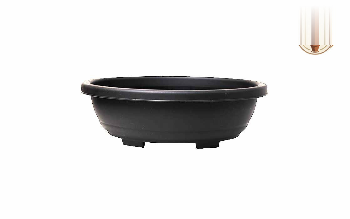 Bonsai Oval Planter Bonsai Oval Black - Nook & Nature