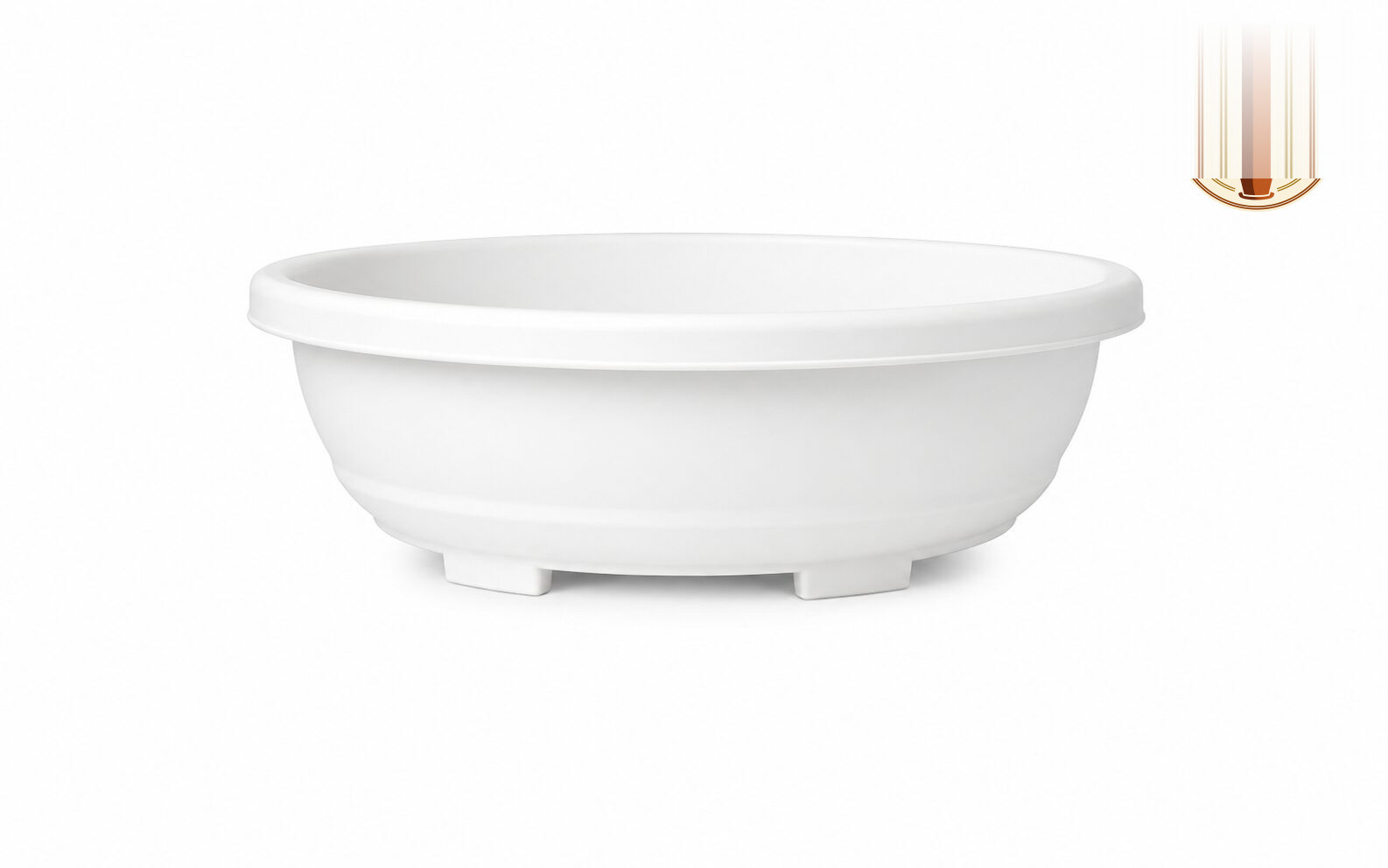 Bonsai Oval Planter Bonsai Oval White - Nook & Nature