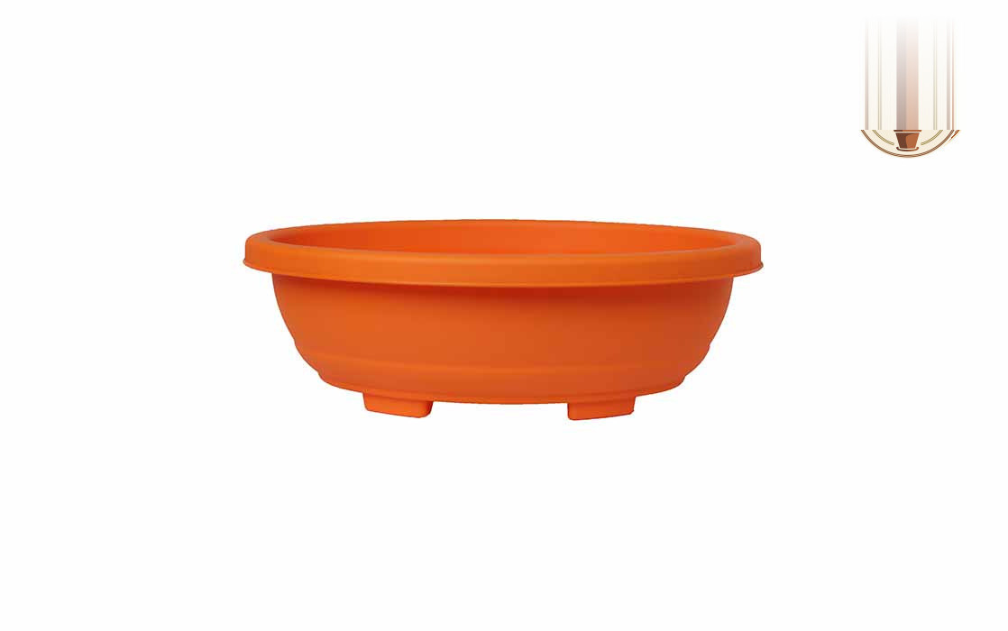 Bonsai Oval Planter Bonsai Oval Big Orange - Nook & Nature