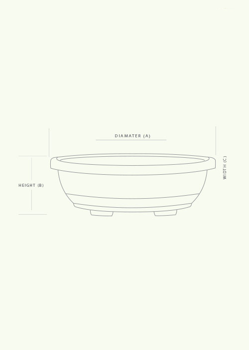 Bonsai Oval Planter - Nook & Nature