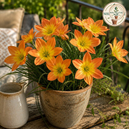 Bright Eye Zephyranthes Rain Lily Flower Bulb - Nook & Nature