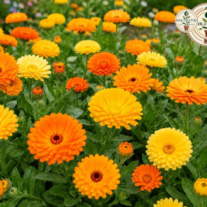 Calendula – Fiesta Gitana Mixed Flower Seeds - Nook & Nature