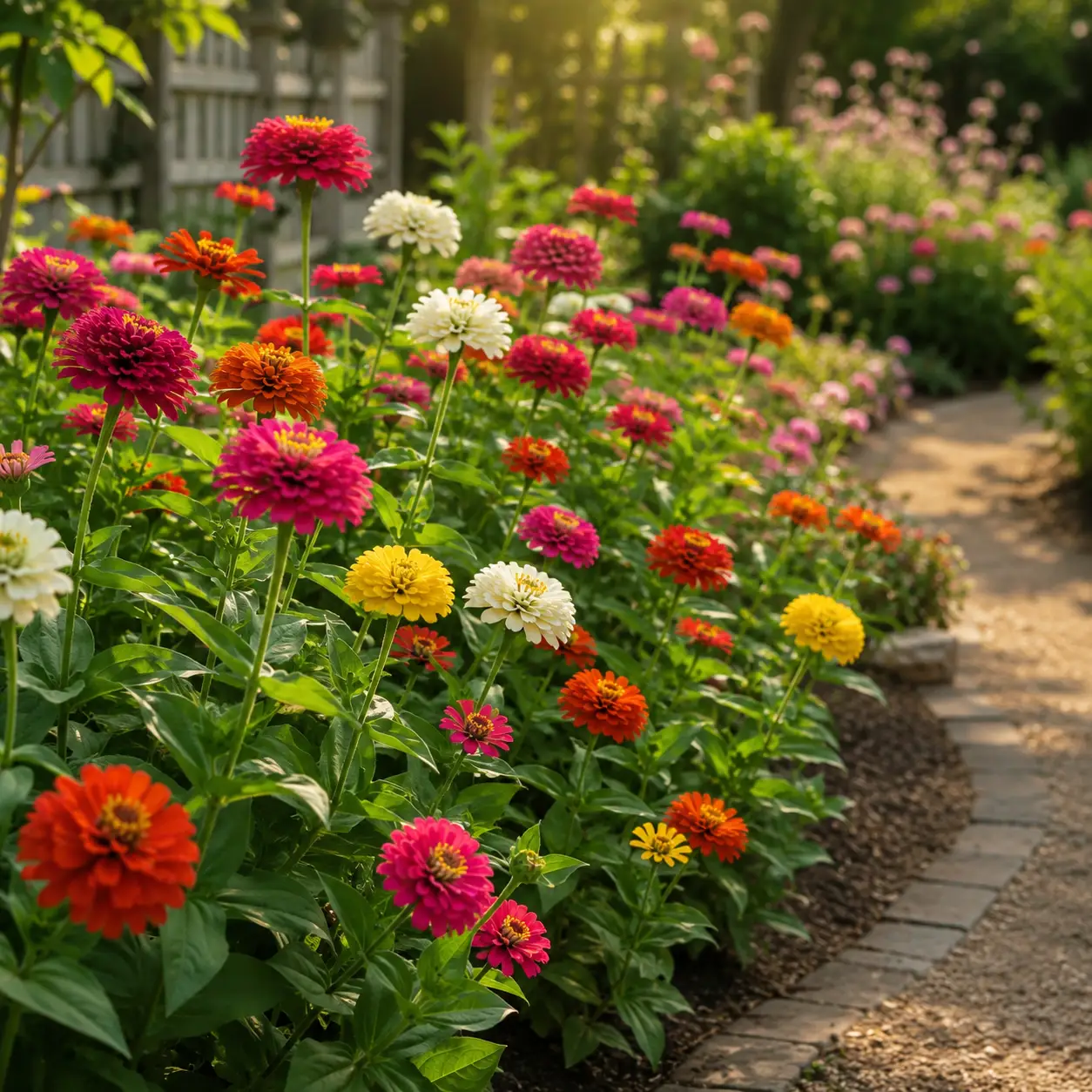 Zinnia Mixed Flower - Image 3
