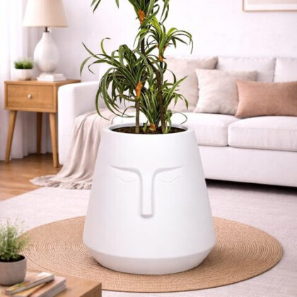 E-Pot-A Fiberglass Planter – White