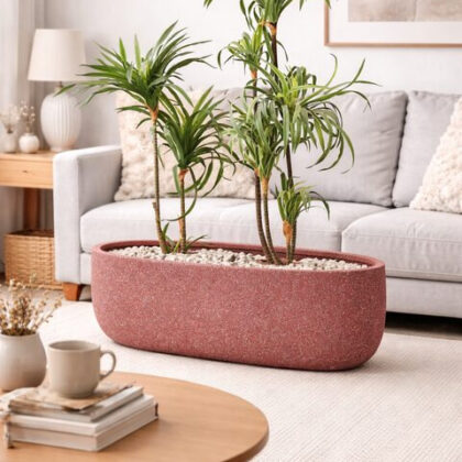 Boat Fiberglass Planters – Terracotta Granite