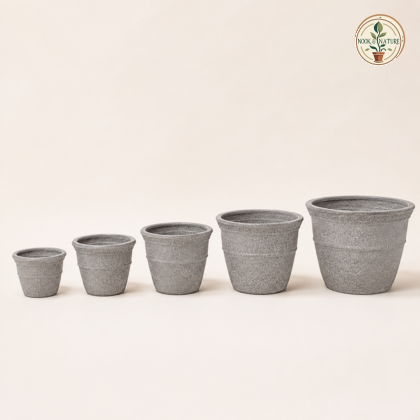Cosmos Round Planter No 4 28 In Dia X 22 In H Assorted Stone Finish - Nook & Nature