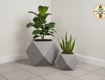 Big Diamond Fiberglass Planter