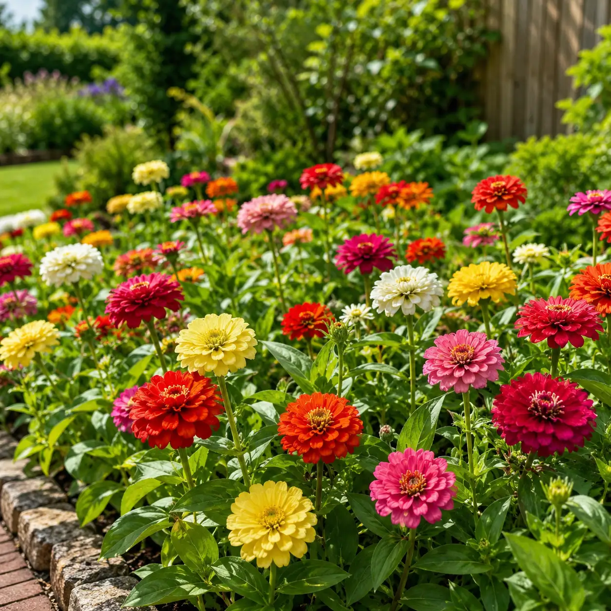 Zinnia Mixed Flower - Image 2