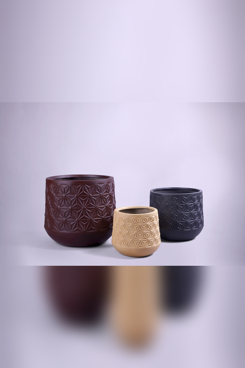 Flower Fiberglass Planters - Image 2