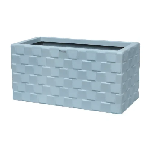 Frp Rectangle Planter 005 1 White - Nook & Nature