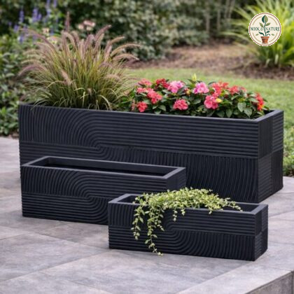 Jackman Series Fiberglass Planters - Nook & Nature