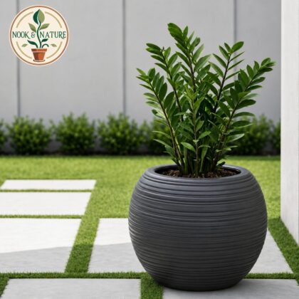 JUPITER Big Round Planter 16″ - Nook & Nature