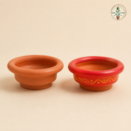 Kalash Planter Brown Colour - Nook & Nature