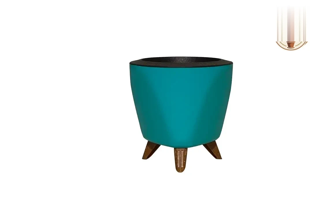 Lagos Self Watering Planter Teal - Nook & Nature