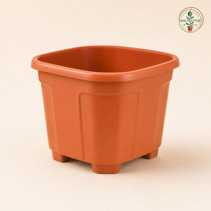 Nova Facet Planter Regular 8 25 In Dia X 6 25 In H Brown - Nook & Nature