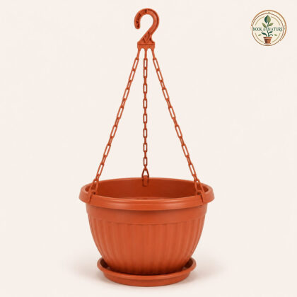 Nova Orbit Hanging Planter Brown Without Plate - Nook & Nature