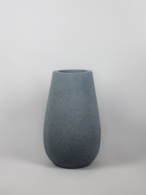 Omega-A Fiberglass Planter – Blue Grey - Nook & Nature