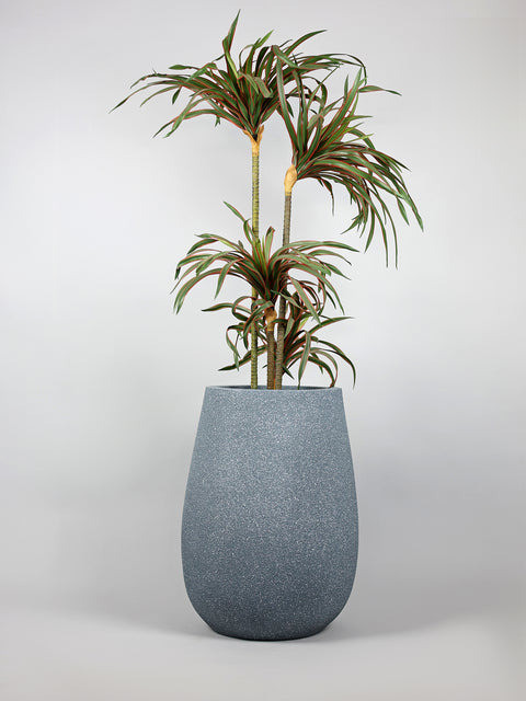 Omega-B Fiberglass Planter – Blue Grey - Nook & Nature