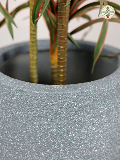 Omega-B Fiberglass Planter – Blue Grey - Nook & Nature