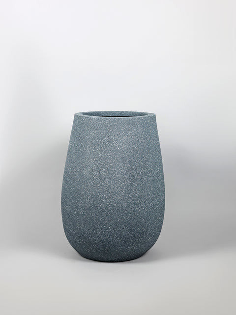 Omega-B Fiberglass Planter – Blue Grey - Nook & Nature