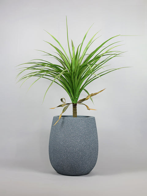 Omega Fiberglass Planters – Blue Grey - Nook & Nature