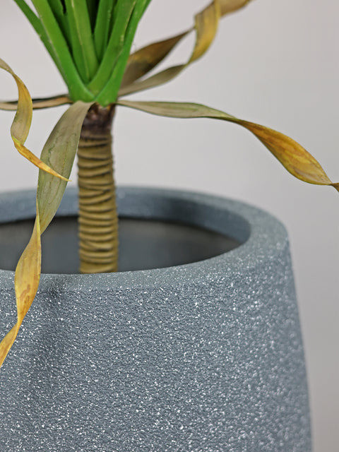 Omega Fiberglass Planters – Blue Grey - Nook & Nature