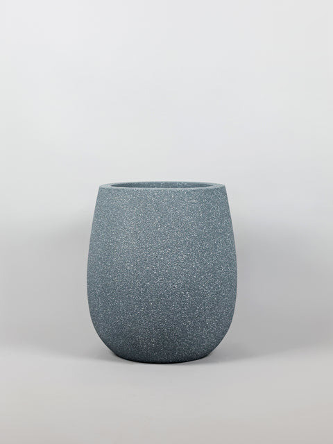 Omega Fiberglass Planters – Blue Grey - Nook & Nature