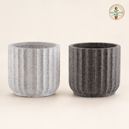 Paris Planter No 3 14 In Dia X 13 In H Assorted Stone Finish - Nook & Nature