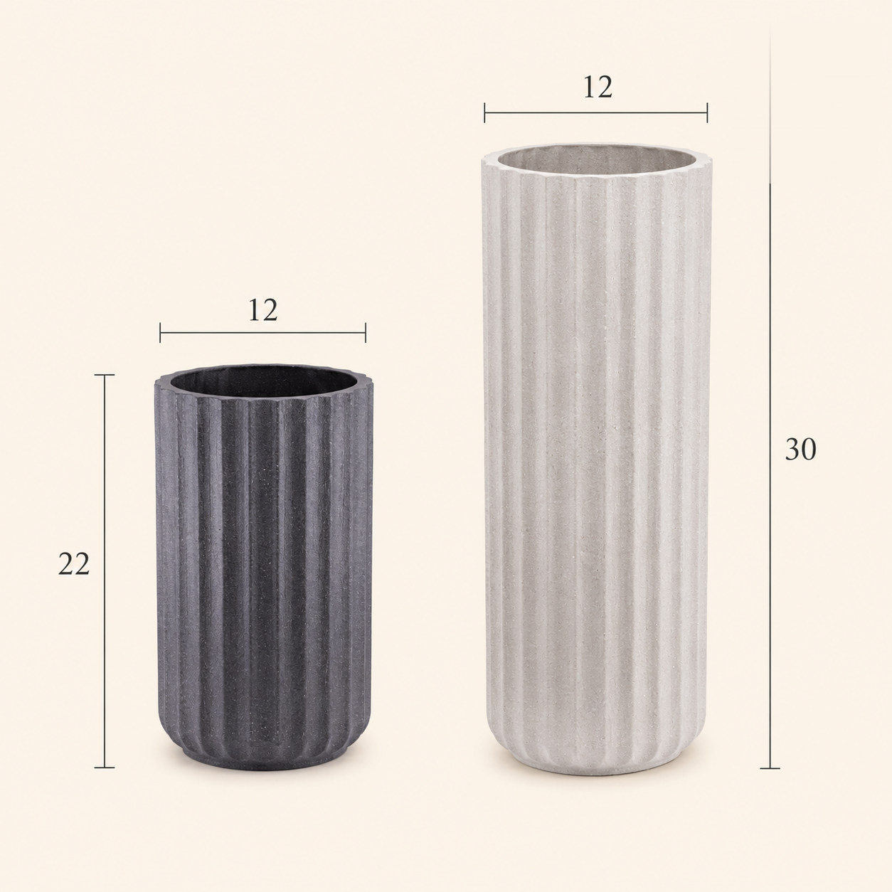 Paris Tall Planter - Nook & Nature