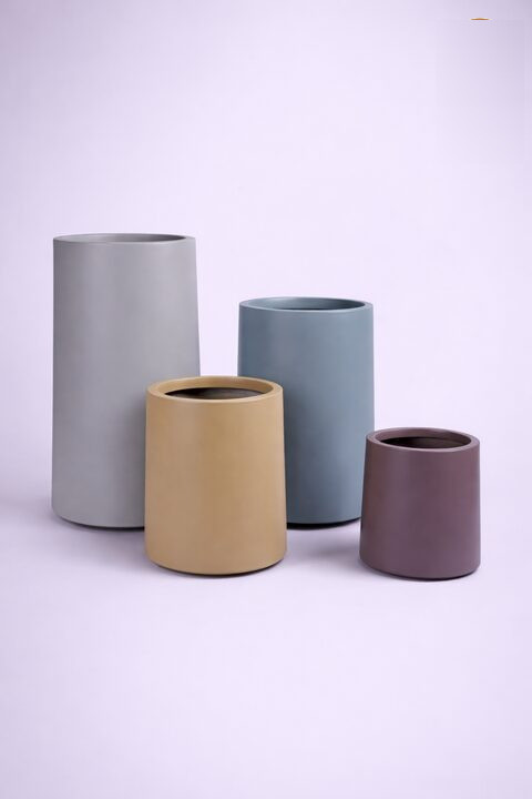Poppy Fiberglass Planters - Nook & Nature