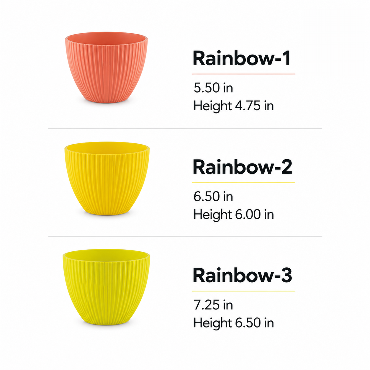 Rainbow Planter - Nook & Nature